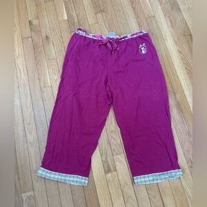 Secret Treasures Purple Women’s Capri Pajama Bottoms Size Extra Large